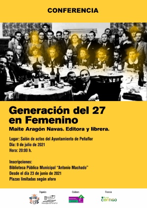 Cartel Gneración del 27 en Femenino