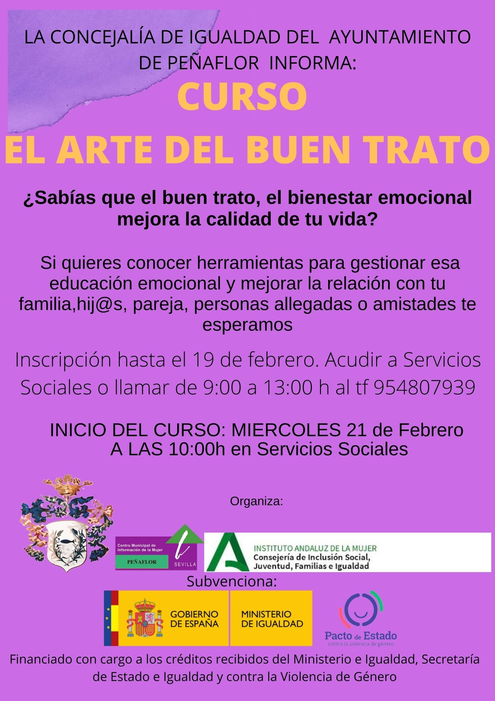 el arte del buen trato (bienestar emocional) PÑ 2024